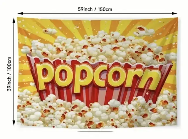 Popcorn Reklamebanner